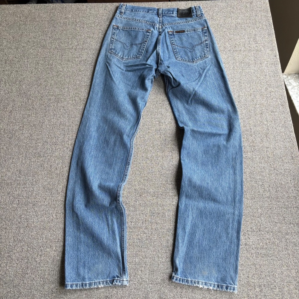 Harley-Davidson Jeans Mens 30x36 Straight Leg Blue Denim Genuine Motor Clothes